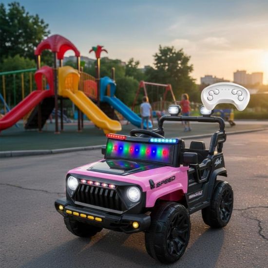 صورة سيارة أطفال كهربائية بتصميم جذاب